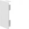 Hager LF4009069016 ändlock för LF 40x90mm kabelkanal, halogenfri, trafikvit (RAL 9016)