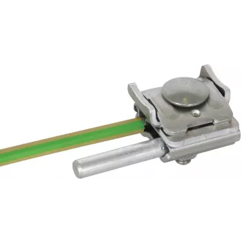 DEHN 365250 icke-genomträngande ståndfalsstakklämma för 0,7-8 mm falsar, aluminium/rostfritt stål