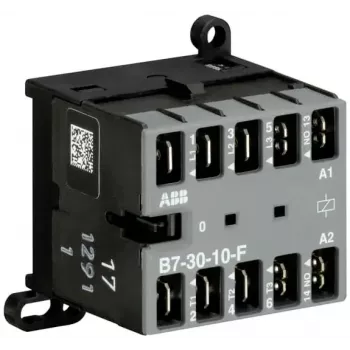 ABB B7-30-10-F-01 Minikontaktor, 3-polig, 1 NO, 24-60 V AC/DC-spole, 9 A AC-3 GJL1311003R0101