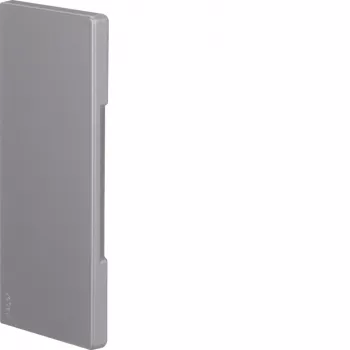 Hager BR6517067035 ändstycke för BR-serie kabelkanal, 65x170 mm, halogenfri, ljusgrå