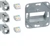 Hager Teha GMKSRJ45C6A3 Cat.6A Shielded RJ45 Connection Module