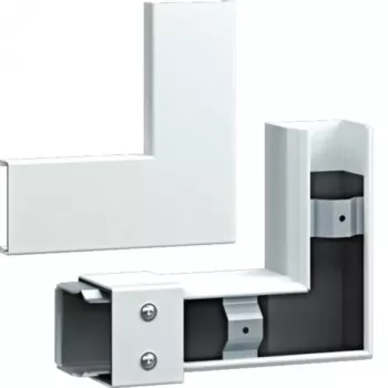 HAGER FWKP6006059016 flatvinkel FWK-Plus 60x60 mm vit