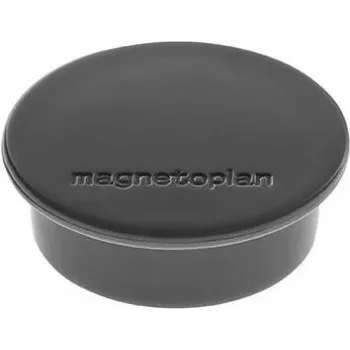 MAGNETOPLAN HOLTZ Discofix rundmagnet, svart, ferrit fullkärna, 2,2 kg hållkraft, 30 mm, 10-pack (1662012)