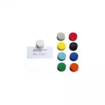 MAGNETOPLAN HOLTZ magnetoplan Discofix rund magnet Magnum, vit, fullkärna ferrit, 2,0 kg hållkraft, 10-pack (1660000)