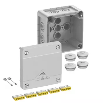 Spelsberg Abox Pro 040-2,5² IP66 kopplingsdosa, 5-polig, grå 40243001