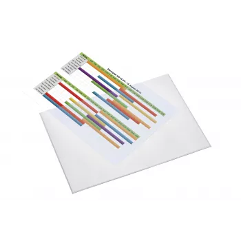 Magnetoplan magnetisk ficka A4, självhäftande magnetisk klar plastficka med fullständig permanentmagnetisering (1120100)