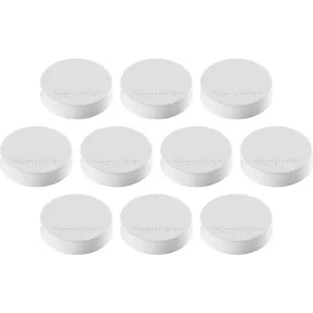 Magnetoplan Ergo-magneter Medium vit ferritmagnet, 30 mm, 1 st 1664000