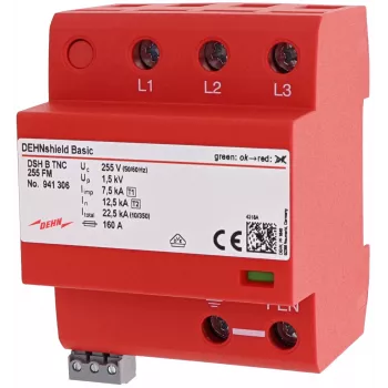 DEHN 941306 DEHNshield DSH B TNC 255 FM applikationsoptimerad kombinationsavledare