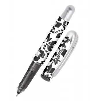 ONLINE rollerball College Flowers penna, 0,7 mm, blått bläck 12657/3D