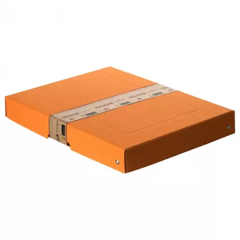 FALKEN PURE förvaringslåda 500 ark pastellorange 24,0 x 32,0 x 4,0 cm 22001832000F