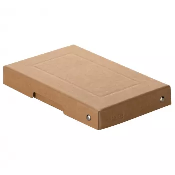 FALKEN PURE förvaringslåda 310 blad naturbrun 12,0 x 18,5 x 2,5 cm, 1 st 22001824000F