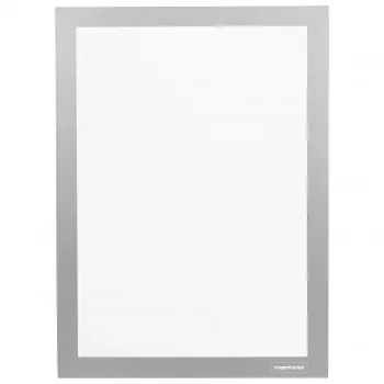 Magnetoplan Info Frame magnetofix DIN A3 silver, uppfällbar dubbelsidig självhäftande ram 1132032