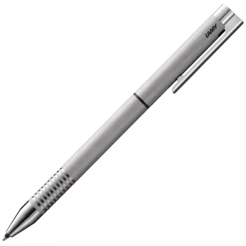 LAMY logo twin pen Multifunction Pen, Silver, Black Ink 1217730