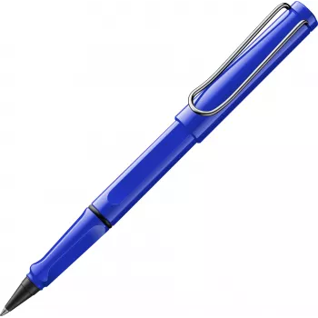 LAMY Safari rollerpenna blå glansig med blått bläck 1240186