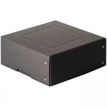 FALKEN PURE förvaringslåda 200x200mm för 1050 ark, svart, 21x21x8,5 cm 22001752000F