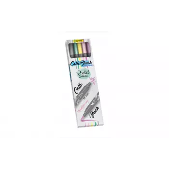 ONLINE USV 5 ONLINE® Calli.Brush Double Pastel penselpenna blandade färger (19079)