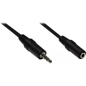 Good Connections AS-35V2 ljudförlängningskabel 3,5mm teleplugg till uttag 2m svart