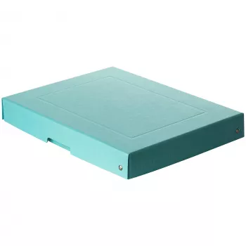 FALKEN PURE förvaringslåda 500 ark pastellblå 24,0 x 32,0 x 4,0 cm, 1 st (22001856000F)
