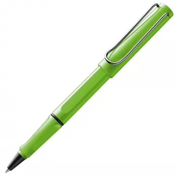 LAMY Safari kulspetspenna grön med ergonomiskt grepp och metallklämma 1230640