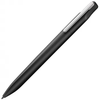 LAMY xevo kulspetspenna – svart hölje, blått bläck, medium linjebredd, tryckmekanism, ergonomiskt greppområde 1233836