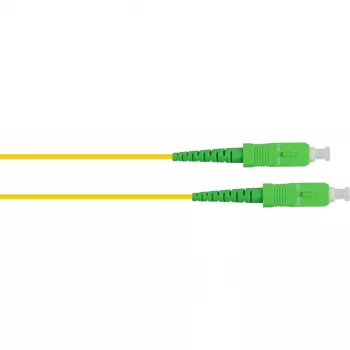 GoodConnections 1 m OS2 singlemode simplex fiberoptisk patchkabel SC/APC till SC/APC, LSZH, 9/125 µm LW-S901SASA