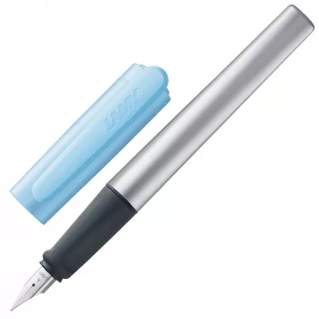 LAMY nexx reservoarpenna azur/silver A nybörjarspets (1238589)