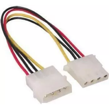 GoodConnections 5,25 inch 4-pin Molex strömförlängningskabel, intern, 20 cm (5021-4VL)