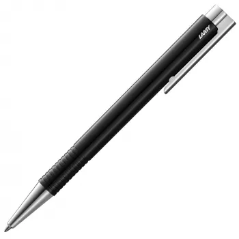 LAMY logo M+ kulspetspenna – matt svart, medelbredt svart bläck 1236428