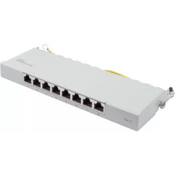 GoodConnections Alcasa GC-N0111 Cat6 skärmad RJ45 keystone-modul – grå
