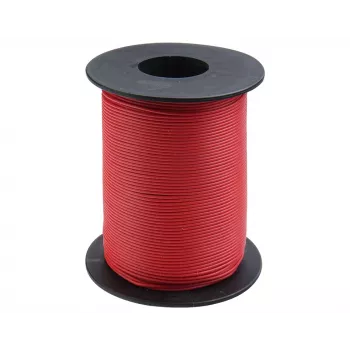 Donau Elektronik 105-0-100 kopplingstråd 1 x 0,20 mm² röd 100 m