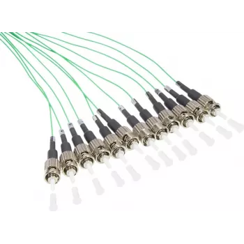 GoodConnections Alcasa LW-802PT 2 m 12x ST turkos fiberoptisk patchkabel (LW-802PT)