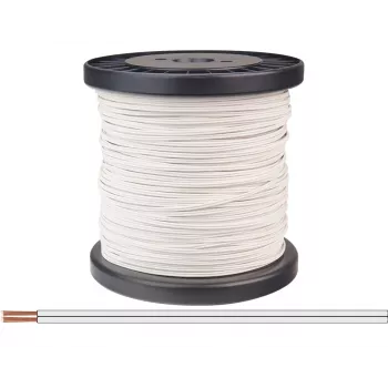 Donau Elektronik 218-55-100 Ledare 2 x 0,14 mm² vit 100 m