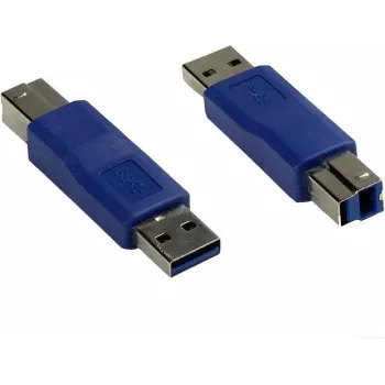 GoodConnections Alcasa USB-AD34 USB-A till USB-B-adapter, blå