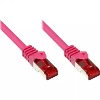 GoodConnections Alcasa 40 m Cat6 S/FTP nätverks-patchkabel RJ-45 kontakt till kontakt magenta 8060-400M