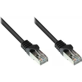 Alcasa 855S-015 Cat5e SF/UTP patchkabel, RJ45, 1,5 m, svart