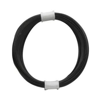 Donau Elektronik 110-1 Ledare 1 x 0,04 mm² svart 10 m