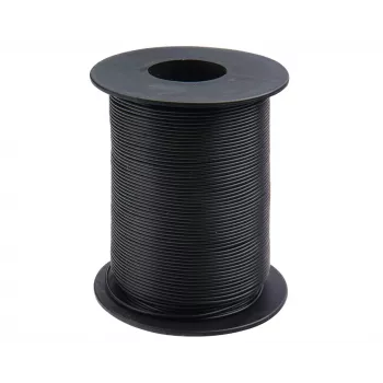 Donau Elektronik 105-1-100 kopplingstråd 1 x 0,20 mm² svart 100 m