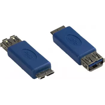 GoodConnections Alcasa USB-AD36 USB Micro-B till USB-A adapterkabel, blå