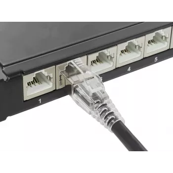 Good Connections Cat.6A S/FTP LSZH patchkabel med RNS-spärrskydd, svart, 3 m 8060-HV030S