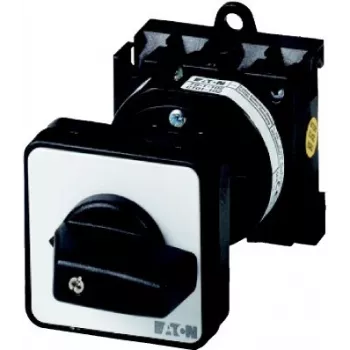 Eaton T0-1-15401/Z 1-polig brytare, IP65, svart/silver 048346