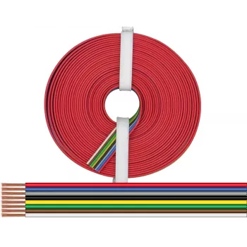 Donau Elektronik 225-885-10 8-ledare 0,25 mm², 10 m, flerfärgad