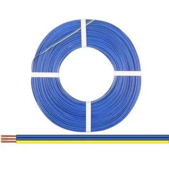 Donau Elektronik 318-223-25 ledning 3 x 0,14 mm² blå, blå, gul 25 m