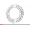 Donau Elektronik 218-55 ledning 2 x 0,14 mm² vit 5 m