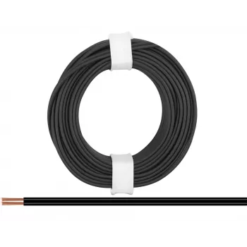 Donau Elektronik 218-11 ledning 2 x 0,14 mm² svart 5 m