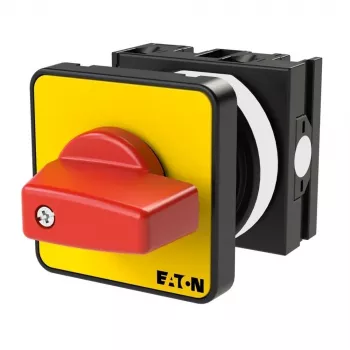 Eaton T0-1-102/E-RT kamomkopplare, 2-polig, 20 A, frontmontering, röd/gul 009046