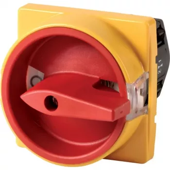 Eaton TM-1-8291/E/SVB vippströmbrytare, 2-polig, kabelansluten, IP65, röd/gul, UL 508, IEC/EN 60947-3 045478