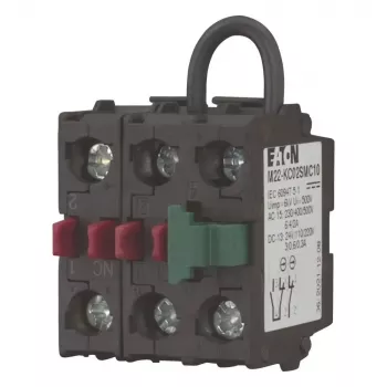 Eaton M22-KC02SMC10 kontaktelement, 2 NC, skruvklämmor, frontmontage 121720