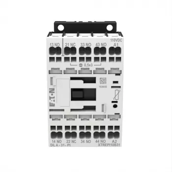 Eaton DILA-31 hjälpkontaktor, 24 V DC spole, 3NO+1NC, 4-polig 199213