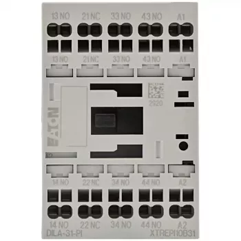 Eaton DILA-31 hjälpkontaktor, 24 V DC spole, 3NO+1NC, 4-polig 199213
