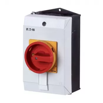 Eaton P1-32/I2/SVB/N elströmbrytare, 3-polig, grå/röd 207319